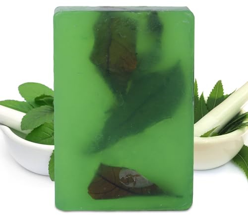 SVATV Soap Neem & Tulsi - Best Exfoliating Bar, Traditional Ayurvedic Herbal Soap For All Skin Type - 125 Grams