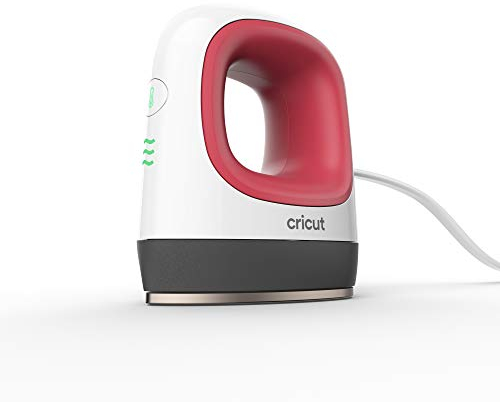 Cricut EasyPress Mini Transferpresse | DIY Mini Heizpresse Plottermaschine | Mini Press für Cricut Wärmeübertragung Projekte | Mini Bügeleisen Presse für T-Shirts, Hüte, Schuhe Taschen | Rot