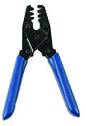 Laser 7642 Open Barrel Crimping Pliers, Red,silver