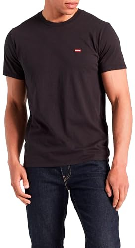 Levi's Big & Tall Original Housemark Tee T-Shirt Homme, Mineral Black, 4XL