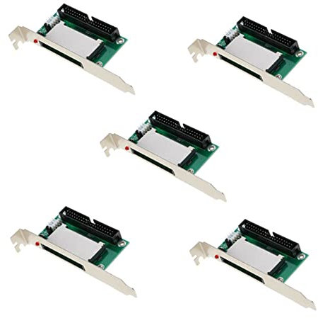 Pavewood 5X 40-Pin Flash Carte vers 3.5 Ide Convertisseur Adaptateur Pci Support Panneau Arrière
