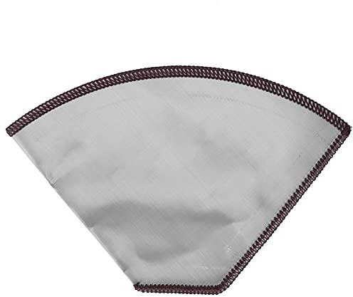 Haofy Sac Filtre à café en Acier Inoxydable, Passoire Trapézoïdale Pliable Réutilisable pour Cafetière de 4 à 6 Tasses, Améliore la Saveur et Réduit Les Déchets