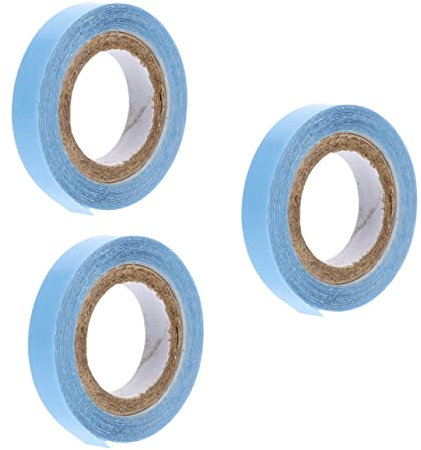 MAGICLULU 3 Rollen Haarperückenband Lace-front-perückenband Selbstklebend 3 Yards Rolle Für Haarteile Und Extensions Von Frauen