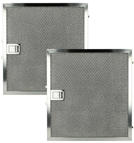 vhbw 2X Filter Metallfettfilter Ersatz für Miele 8270440 für Dunstabzugshaube, Metall