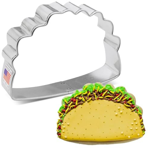 Ann Clark Taco Cookie Cutter 4 Made in USA by Ann Clark