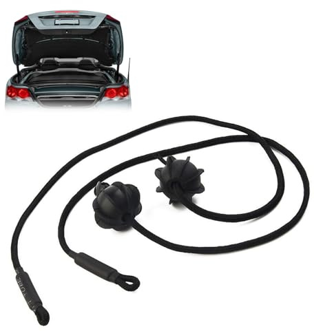 Schnur für Kofferraum,2 Stück Halteband Hutablage Universal,Halteband Hutablage,Hutablage Haltebände,Band Halterung,Kofferraumabdeckung Band Halterung,für den Kofferraum,Heckablage Strap(Schwarz)