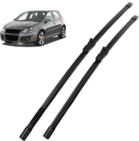 HSDPZQ Scheibenwischergummi, für VW Rabbit 2006-2011 24 & #34; + 19 & #34 Wischergummi Scheibenwischer, Ersatz Gummi