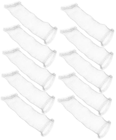 Angoily Stainless Steel Washing Machine Lint Catcher Silver 50pcs Washer Drain Hose Filter with High-density Filter and Reliable Construction for Laundry Maintenance