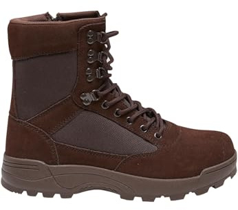 Brandit Tactical Boots Zipper, Color: brown, Size: 43