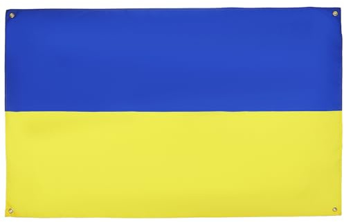 AZ FLAG Flagge Ukraine 150x90 cm Ukrainische Leichtes Polyester 4 Ösen
