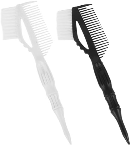 BATHVEVE 2pezzi Pennelli Per Capelli Strumenti Per Parrucchieri Pennello Per Colorare i Capelli Pennello Da Parrucchiere Pettine Per Forniture Per Parrucchieri