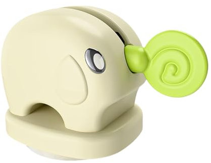 Exprimidor de Tubo de Pasta de Dientes, Herramienta exprimidora de Rodillo de Pasta de Dientes, diseño de Elefante, escurridor Manual de Crema con Asas, Soporte Reutilizable para Pasta de Dientes