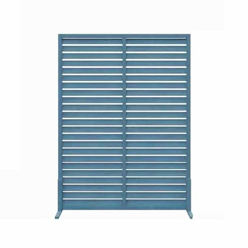 Panneaux de clôture en bois autoportants pour jardin, terrasse, balcon et arrière-cour – Design élégant de pergola (couleur 1, 90 x 120 cm)