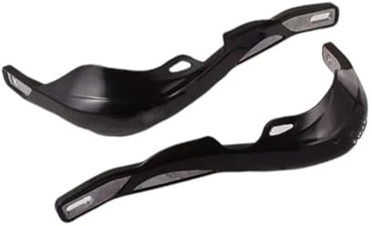 NKURTPC Protector Manos Moto Protector de Mano para Motocicleta Todoterreno, Dirt Bike, ADV, Protector de Manillar de 22/28 mm(Black)
