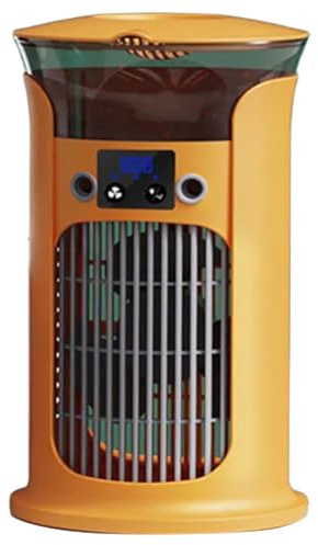 Lawnoval Ventilador de refrigeración portátil USB con niebla humidificadora, 880 ml de agua para tanque, flujo de aire ajustable de 3 velocidades, gran angular de 180 x y funcionamiento silencioso de