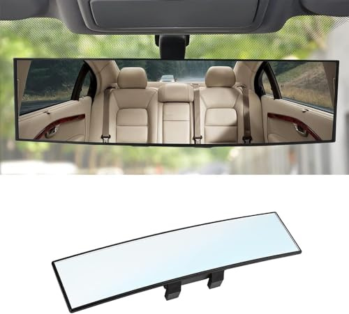 WAPEXI 1 Stück Innenspiegel für Renault Twingo II 2007-2014, Panorama Rückspiegel Weitwinkel Spiegel Auto Blendfrei Innenspiegel HD Glas Sichtverbesserung