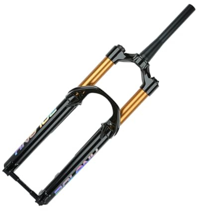 LHHL Thru Axle Mountain Bike Air Suspension Fork 26/27.5/29 Bicycle Front Forks 15x110mm Boost 1-1/2” tapered Disc Brake Mtb Front Fork travel 26 130mm,27.5/29 140mm for AM/XC(26)