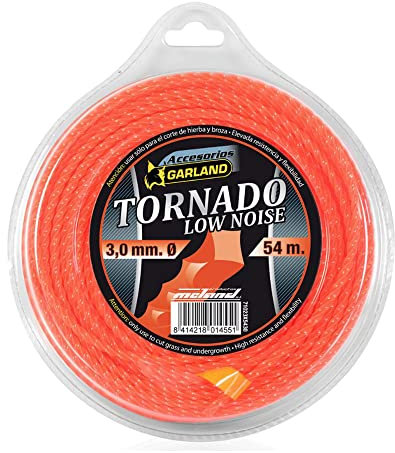 Garland 71023X5430 - Dispensador nylon “tornado” en espiral 54 M./3,0 mm. Ø para Desbrozadora