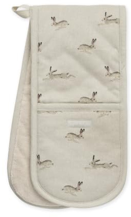 Sophie Allport Hare Double Oven Glove