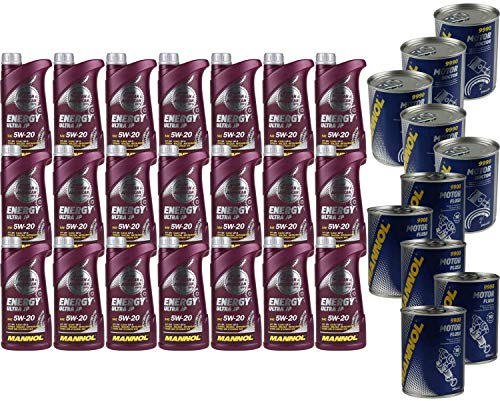 21L Motoröl MANNOL Energy Ultra JP 5W-20 5xMotor Doctor+Motor Flush