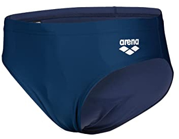 Arena Slip de Bain Dynamo Junior Brief R pour Garçons, Séchage Rapide, Tissu Maxfit Eco résistant au Chlore et au Sel, Protection UV 50+, avec Doublure Frontale