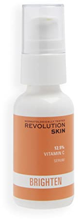 Revolution Skincare London, 12.5% Vitamin C Serum, Illuminates & Brightens Skin Tone, Improves Radiance, Fragrance Free, 30 ml