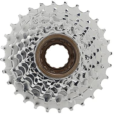 HERCHR Freewheel, 8 Speed 13-28T Flywheel High Strength Steel Bike Rear Hub Freewheel Bicycle Adapter Replacement Parts for Mountain Road Bike