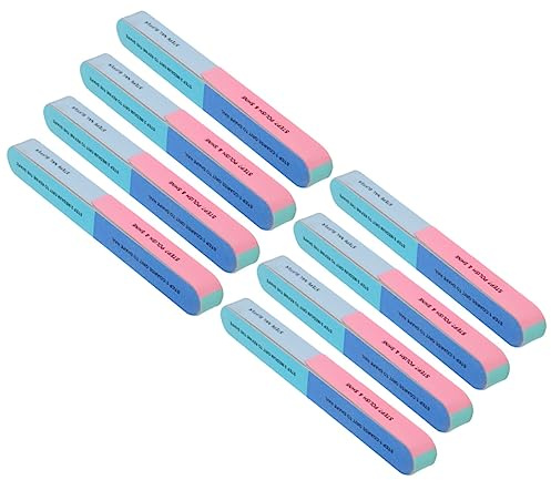 FRCOLOR 8 Piezas Tiras para Pulir Uñas de Esmalte Bloques Pulidores de Uñas para Decoración Herramienta para Pulir Salones