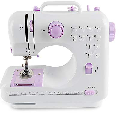 Mini Nähmaschine, Elektrische Nähmaschinen, Freiarmnaehmaschine, Nähmaschine für Kinder und Anfänger (B-27 * 12 * 26.5CM)