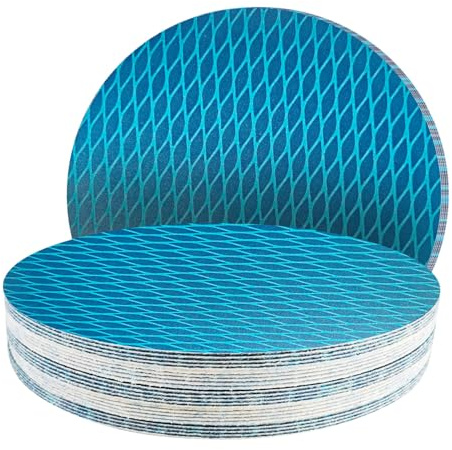 GZKTY Lot de 25 disques abrasifs 225mm Grain 180