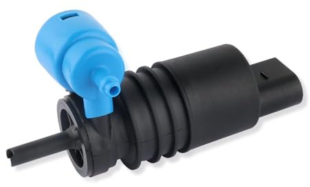 Windshield Washer Pump - Double Hole Car Windshield Wiper Pump OEM#8260A059,8260A021,8260A082 Compatible with Dodge,Jeep,Chrysler,Ford,BMW,Audi,Chevrolet