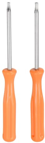 QUARKZMAN 2pz Torx Cacciavite T8H T10H 4 Lunghezza Carbonio Acciaio Non Magnetica Sicurezza Stella 6 Punto Testa Precisione con Antiscivolo Manico per Elettrodomestici Riparazione