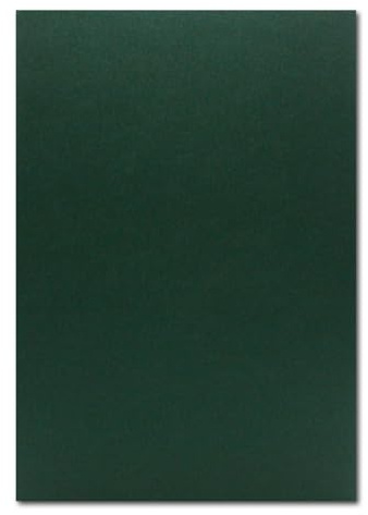 FarbenFroh - Set med 25 blad A4-papper - Planoblad - Grön tall (Gé) - 225 g/m² - 21 x 29,7 cm - Färgpappersark - Fotokartong - Papper för hantverk - Färgkartong