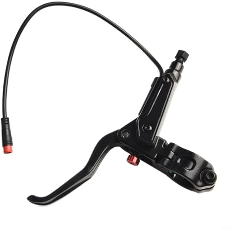 FACAIIO Hydraulischer Bremsgriff für E-Bike mit 3-poligem Anschluss für Bafang Hall-Motor, zuverlässige Leistung (schwarz links)