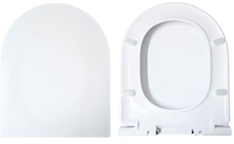 Copriwater compatibile con Form Alice Ceramica fissaggio dall'alto Soft Close e Sgancio Rapido termoindurente bianco by HYDRO HOME