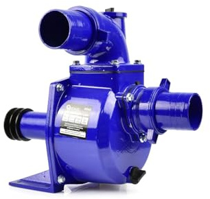 BSD Pompa a Cinghia Trapezoidale per Acqua Pulita e Sporca - 3 (75 mm) - Motopompa da 55 m3/h, 6,5 HP, Ideale per Irrigazione e Drenaggio