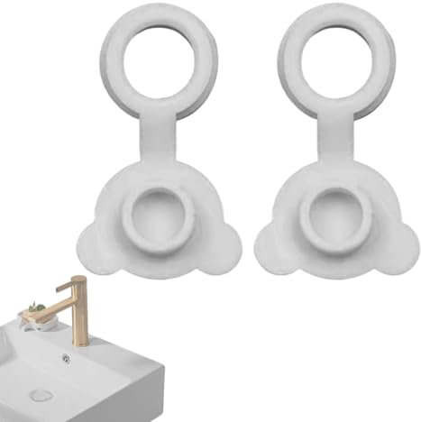 Badewannenstöpsel aus Silikon - 2 x Bärenform Ablaufstopfen für einfachen Griff | Auslaufsicherer Waschbeckenstopper mit dichter Dichtung | Niedlicher Badewannenstopper für Kinder Badespaß