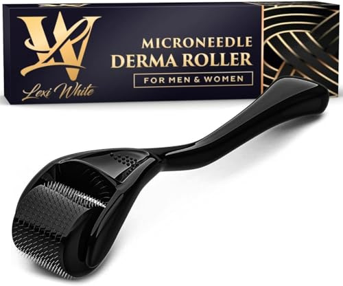 Derma Roller 0,5mm pour cheveux, barbe et peau – Hommes et femmes Rouleau