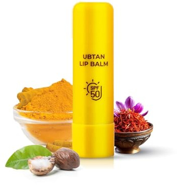 Ubtn Lip Balm SPF 50 for Women, 4.5g | Repairs Damaged Lips | Lightweight & Non-Sticky | Sun Protection Against UVA & UVB | Reduces Pigmentation & Sun Damage