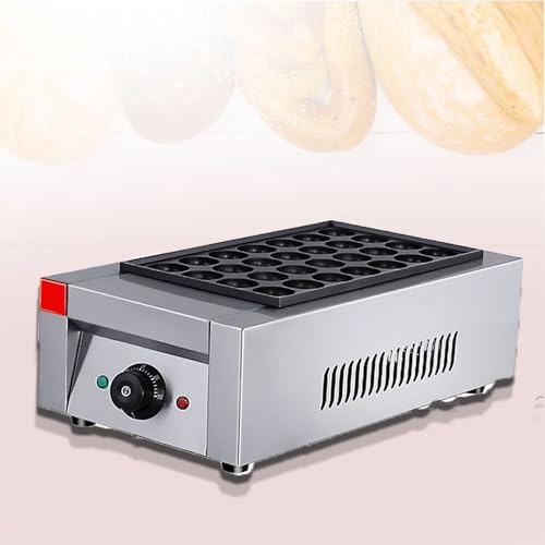 Appareil Multifonction Mini Gaufres et Pancakes – 2000W, Inox Anti-Rouille, Contrôle de Température, Surface Antiadhésive, Parfait pour Cuisine Pro et Maison(Single)
