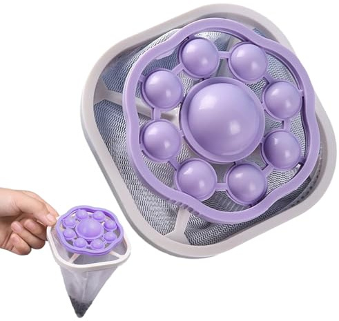 Rete filtrante per capelli fluttuante, in poliestere ABS, 17 x 9,5 cm, rete per la pulizia del filtro dei capelli della lavatrice, filtro per la rimozione dei pelucchi, rimozione dei pelucchi per il