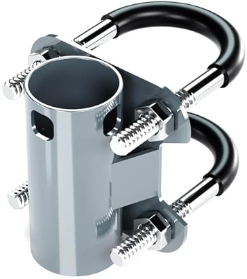ZwaitL Bulloni Generali Morsetto Antenne Staffe Montaggio Staffe Regolabili per Pali da in Acciaio Pesante Installazione Semplice per Montaggio antenne satellitari