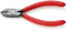 KNIPEX Seitenschneider für Elektromechaniker mit Kunststoff überzogen schwarz atramentiert 125 mm, 76 01 125