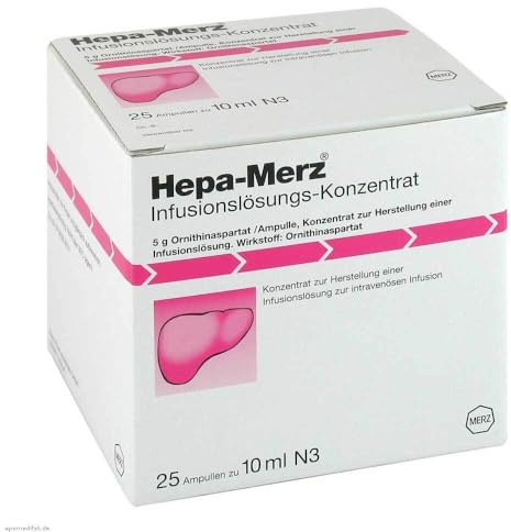 HEPA-MERZ Infusionslösungs-Konzentrat Ampullen 25X10 ml