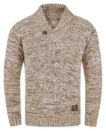!Solid SDPhil Herren Pullover Strickpullover Grobstrick, L, Dune (5409)