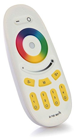 LIGHTEU®, Miboxer Color 4 Zone RGBW Dimmbare 2,4 GHz RF Fernbedienung Nur kompatibel mit Miboxer-Produkten, FUT096