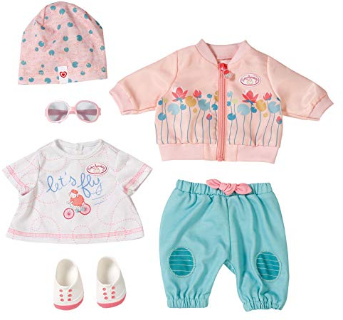 Baby Annabell Active Bicycle Deluxe Toy Set für 43cm Puppe - Leicht für kleine Hände, Kreatives Spiel fördert Empathie & Soziale Fähigkeiten, für Kleinkinder ab 3 Jahren - Inklusive Jacke & mehr