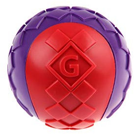 GiGwi Ball Quietscher 1 Stück klein 6193, rot/violett