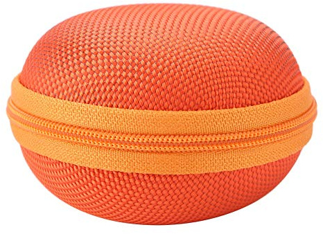 Aufbewahrungskoffer für ätherische Öle, Tragbarer Beutel für ätherische Öle 7 Steckplätze 5 ml, 10 ml, 15 ml Flaschen mit Reisegröße Organizer Holder Container(Orange)