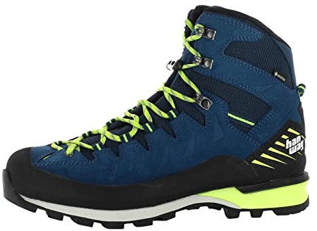 Hanwag M Makra Pro GTX Blau - Gore-Tex Stabiler technischer Herren Gore-Tex Bergschuh, Größe EU 43 - Farbe Seablue -